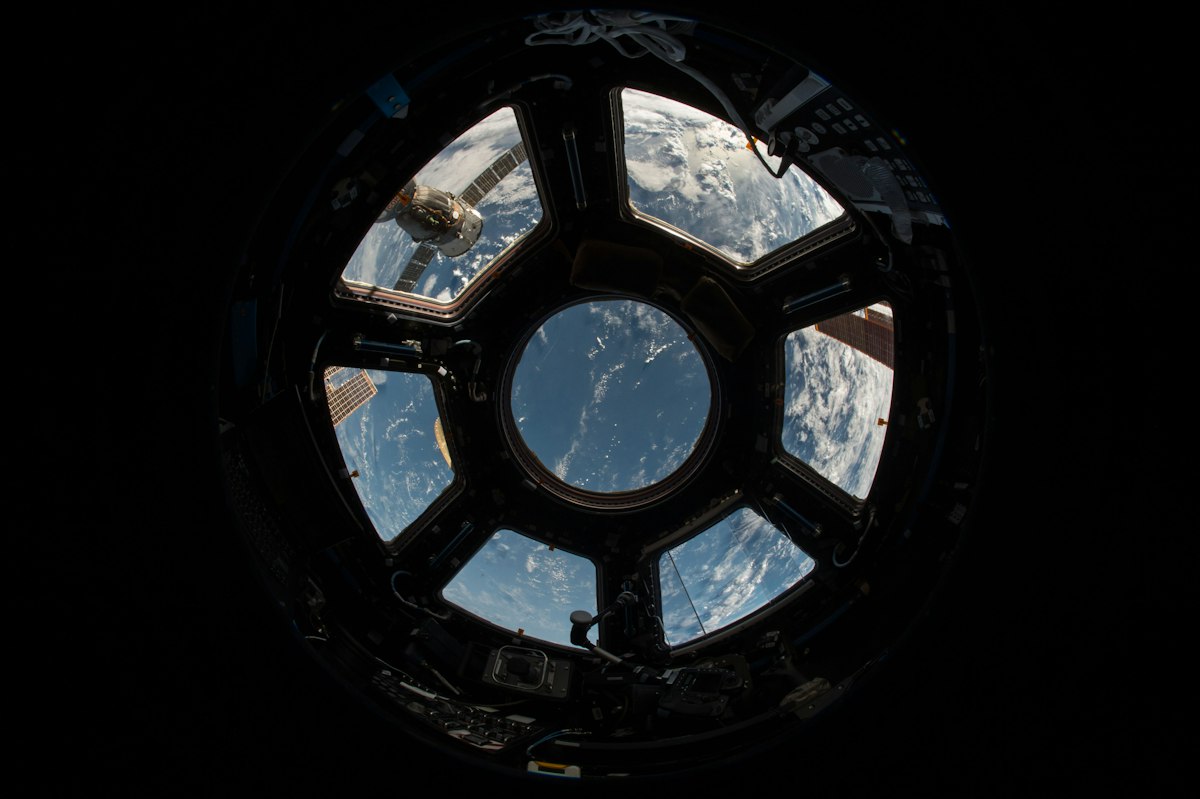 Earth from orbit (stock)